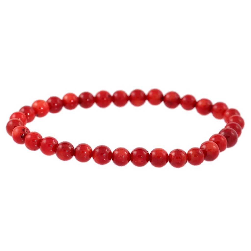 Coral Gemstone Bracelet