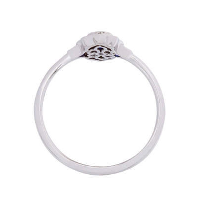 Sapphire Art Deco Inspired Ring