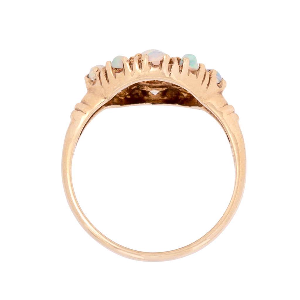 Retro Opal Eye Ring
