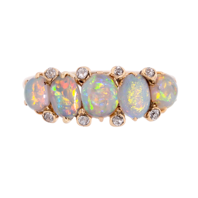 Victorian 5-Stone Opal Ring