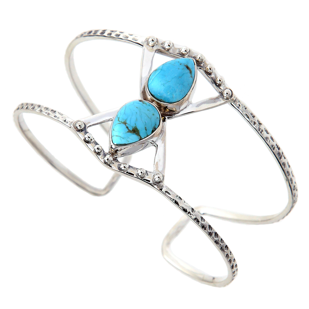Turquoise Double Drop Cuff
