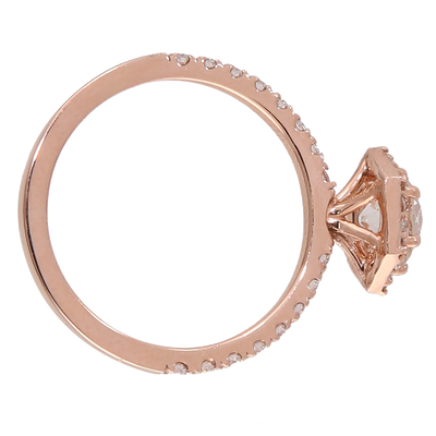 Euro-Cut Diamond Hexagon Ring