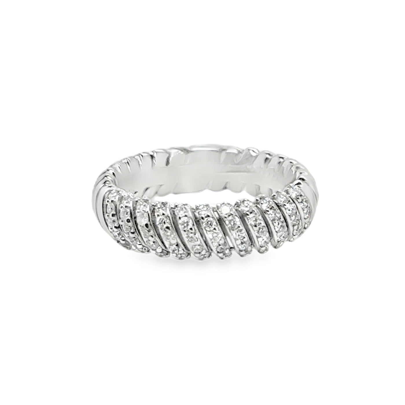 14KW Diamond twist band