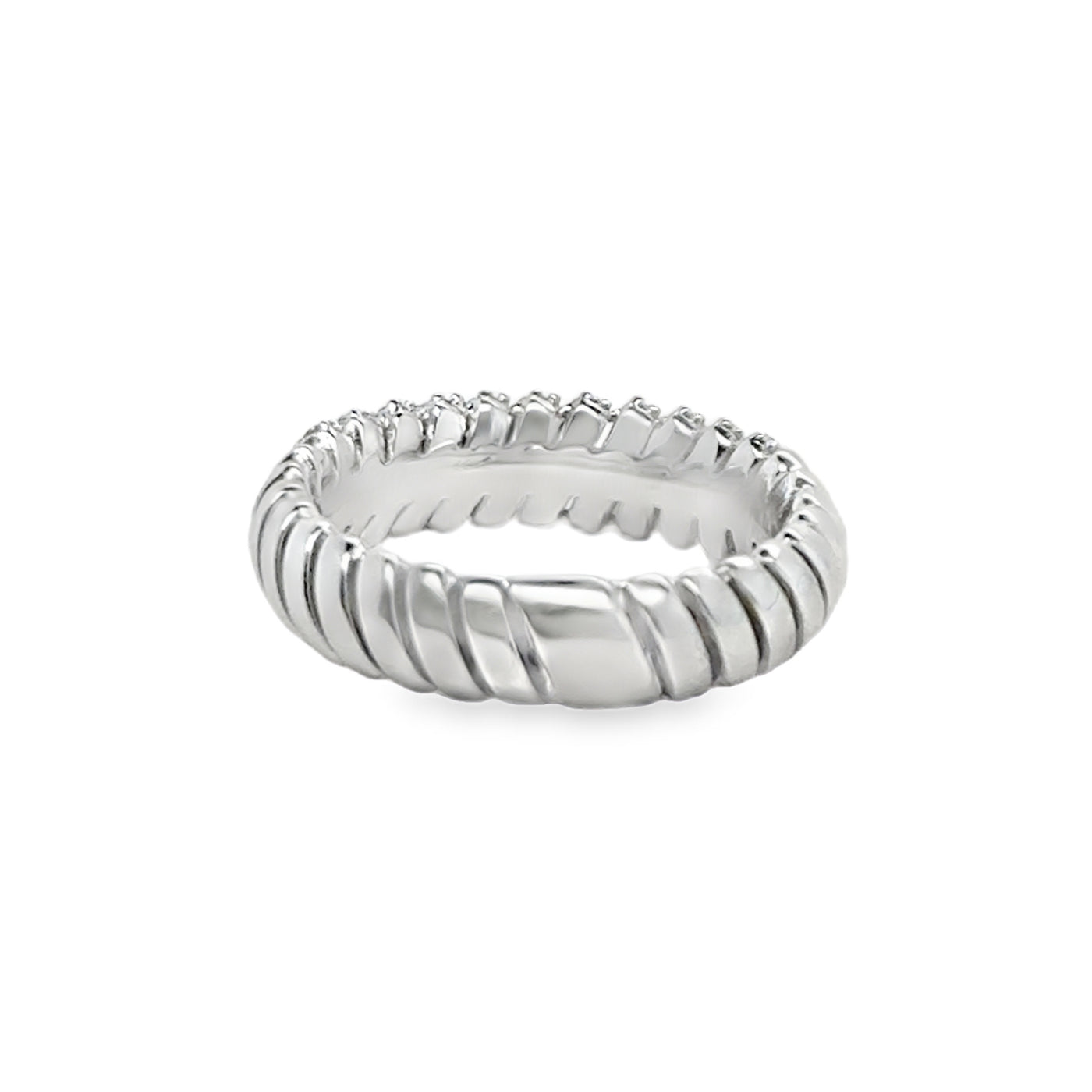 14KW Diamond twist band