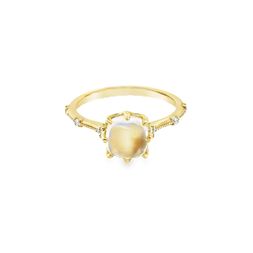 RS 18KY Moonstone Ring