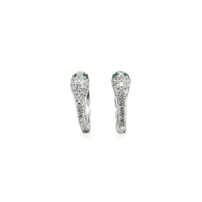 14K Snake Huggies