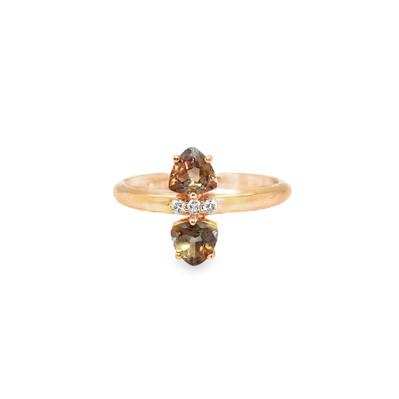 18KR Andusalite & Diamond Ring