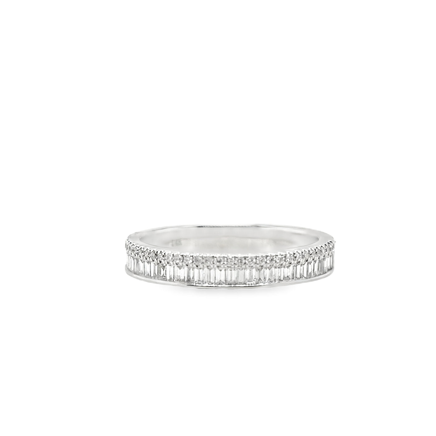 14KW Diamond Baguettes and Rounds Band