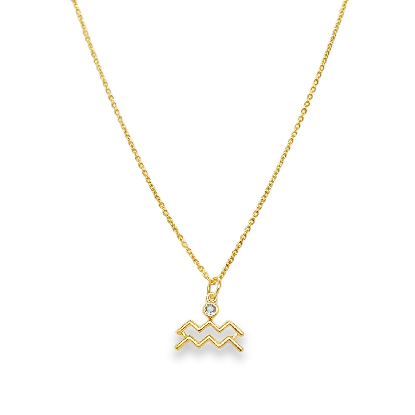 14KY Gemstone "Zodiac" Necklace