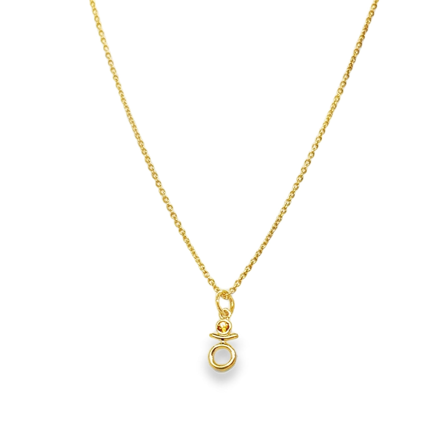 14KY Gemstone "Zodiac" Necklace