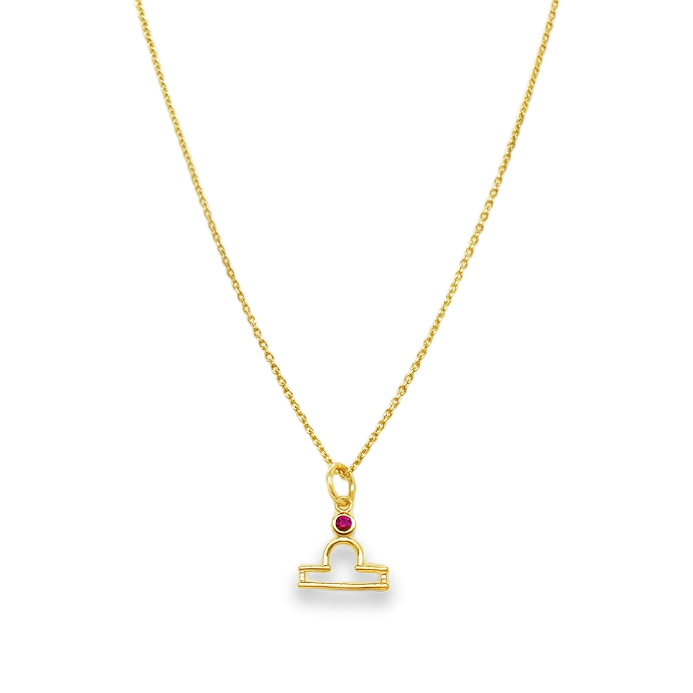 14KY Gemstone "Zodiac" Necklace