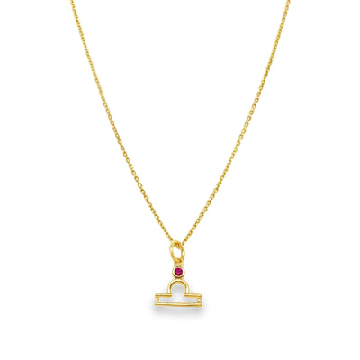 14KY Gemstone "Zodiac" Necklace