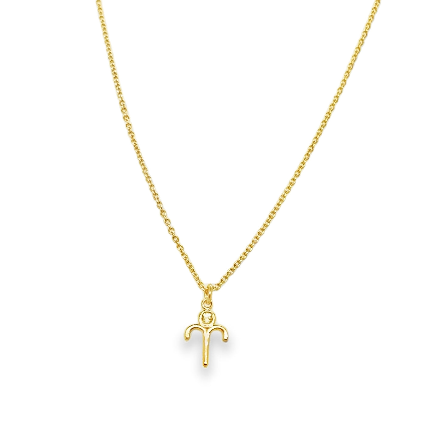 14KY Gemstone "Zodiac" Necklace