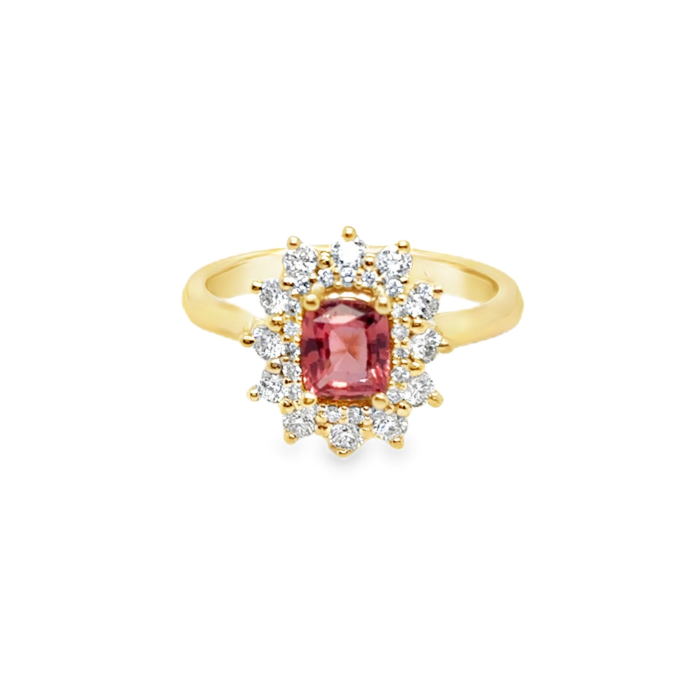 14KY Padparadscha Sapphire Ring