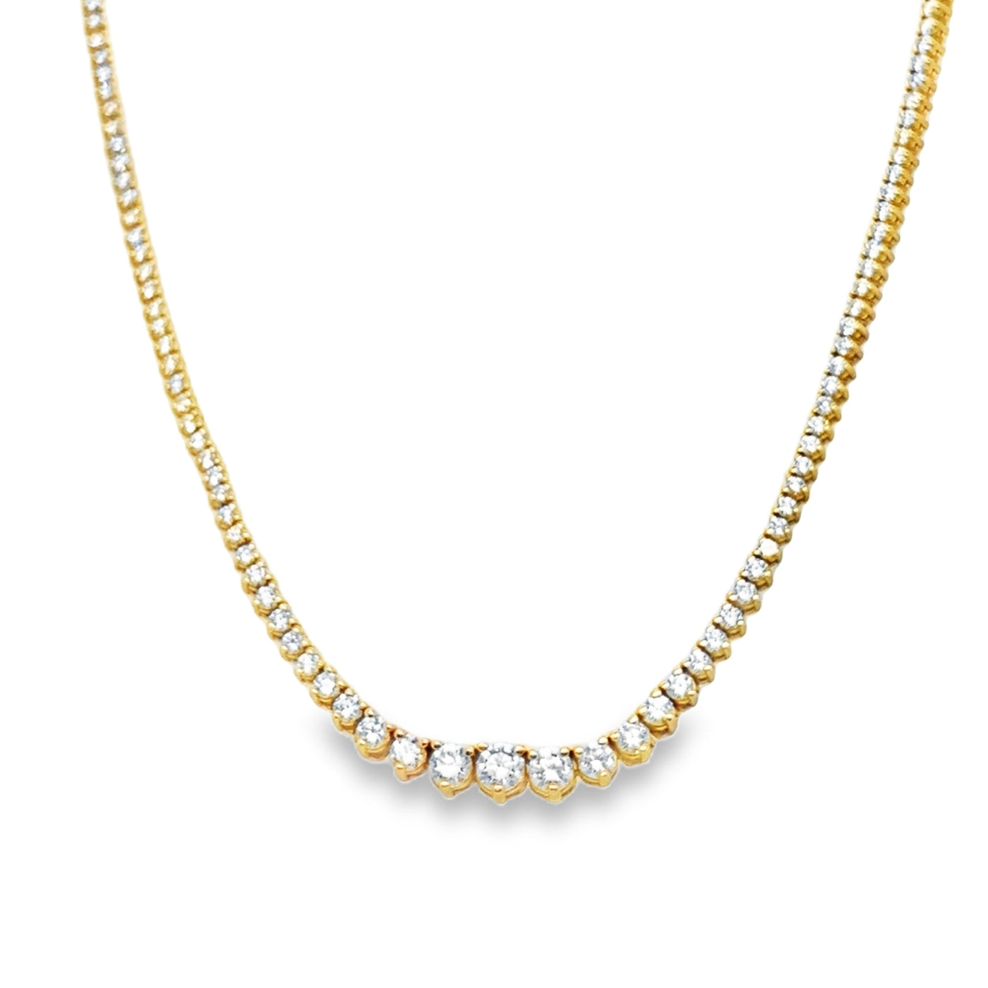 14KY Diamond Bolo Necklace