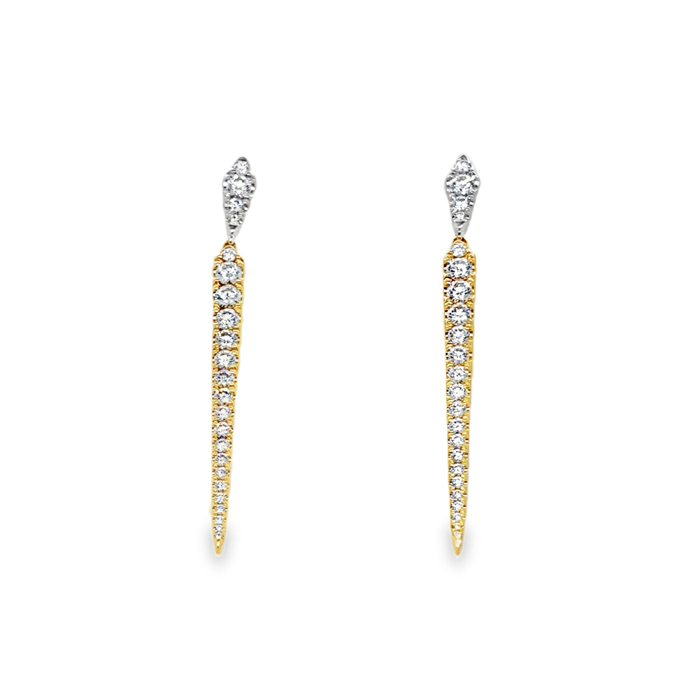 14KWY Diamond Drop Earrings