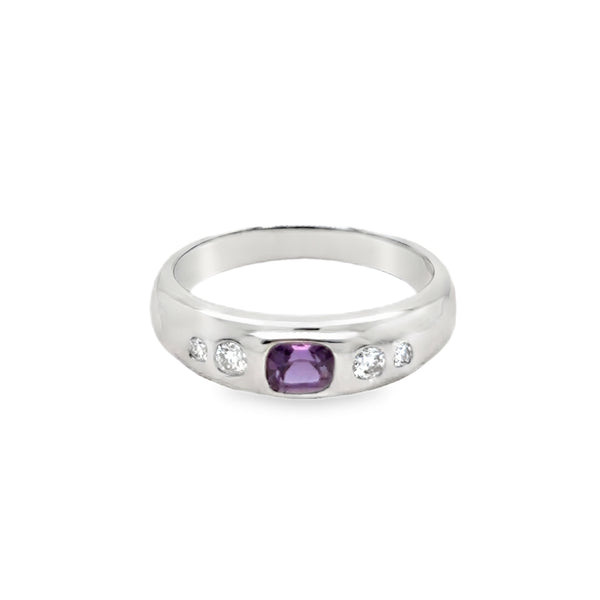 14K "Bubble" Color Changing Garnet Ring