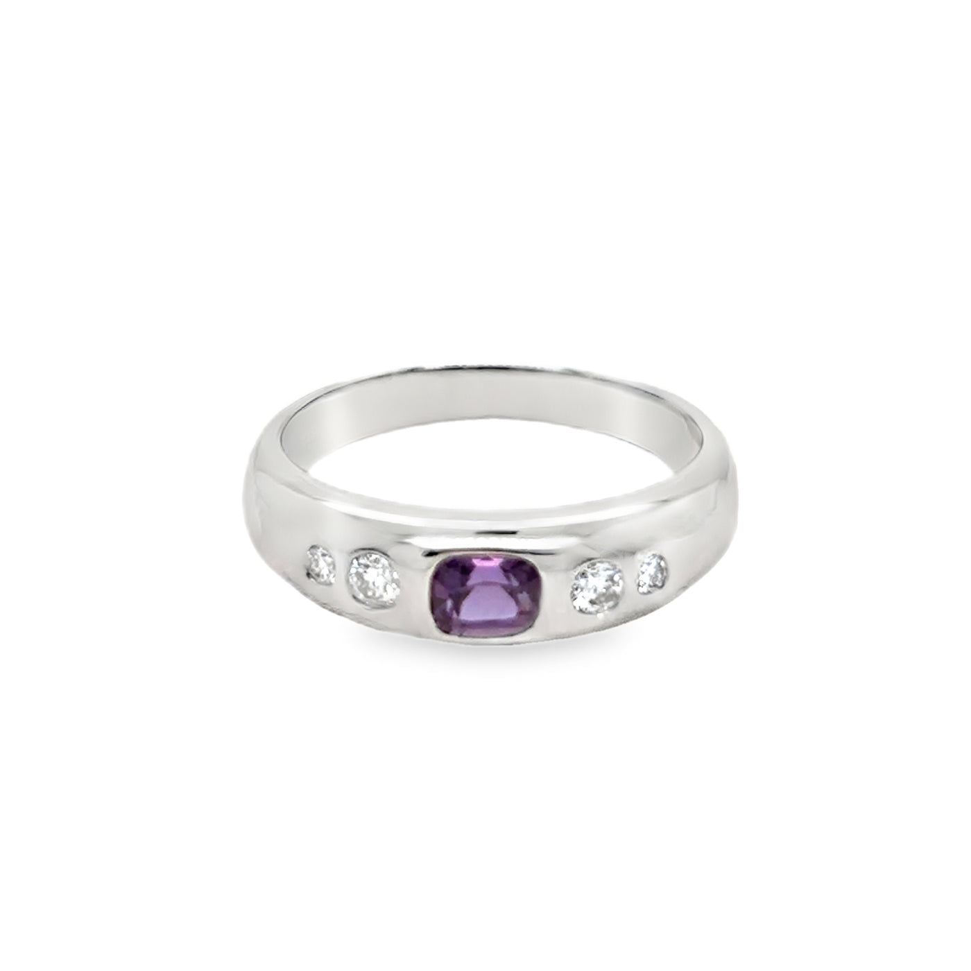 14K "Bubble" Color Changing Garnet Ring