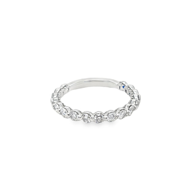 PLAT Tacori Shared Prong Diamond Wedding Band