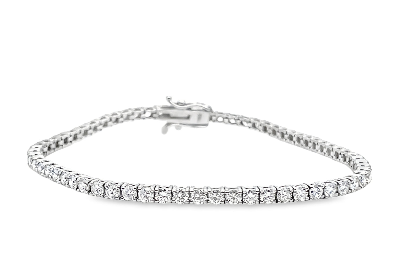 14K 3.02ctw Diamond Tennis Bracelet