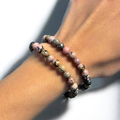 Gem Bracelet Rhodonite
