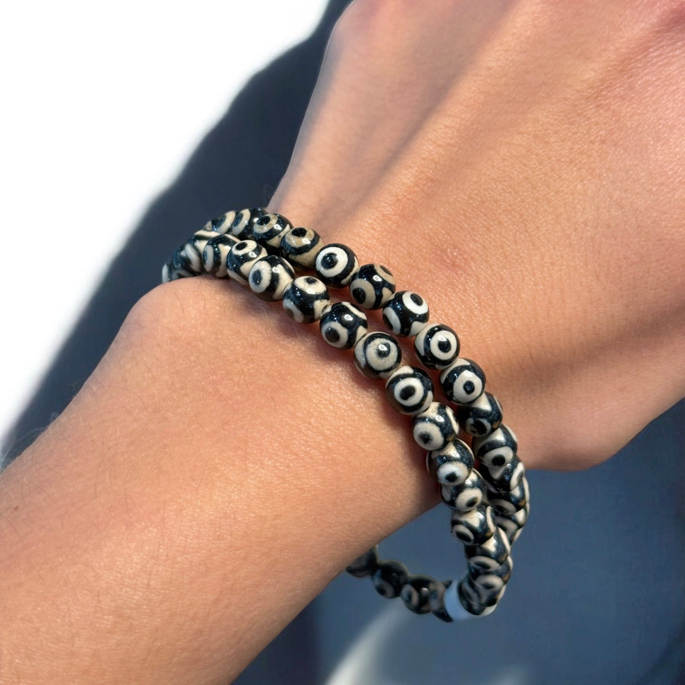 Gem Bracelet Evil Eye Agate