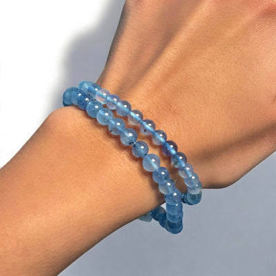 Gem Bracelet Aqua Santamaria 5-6mm