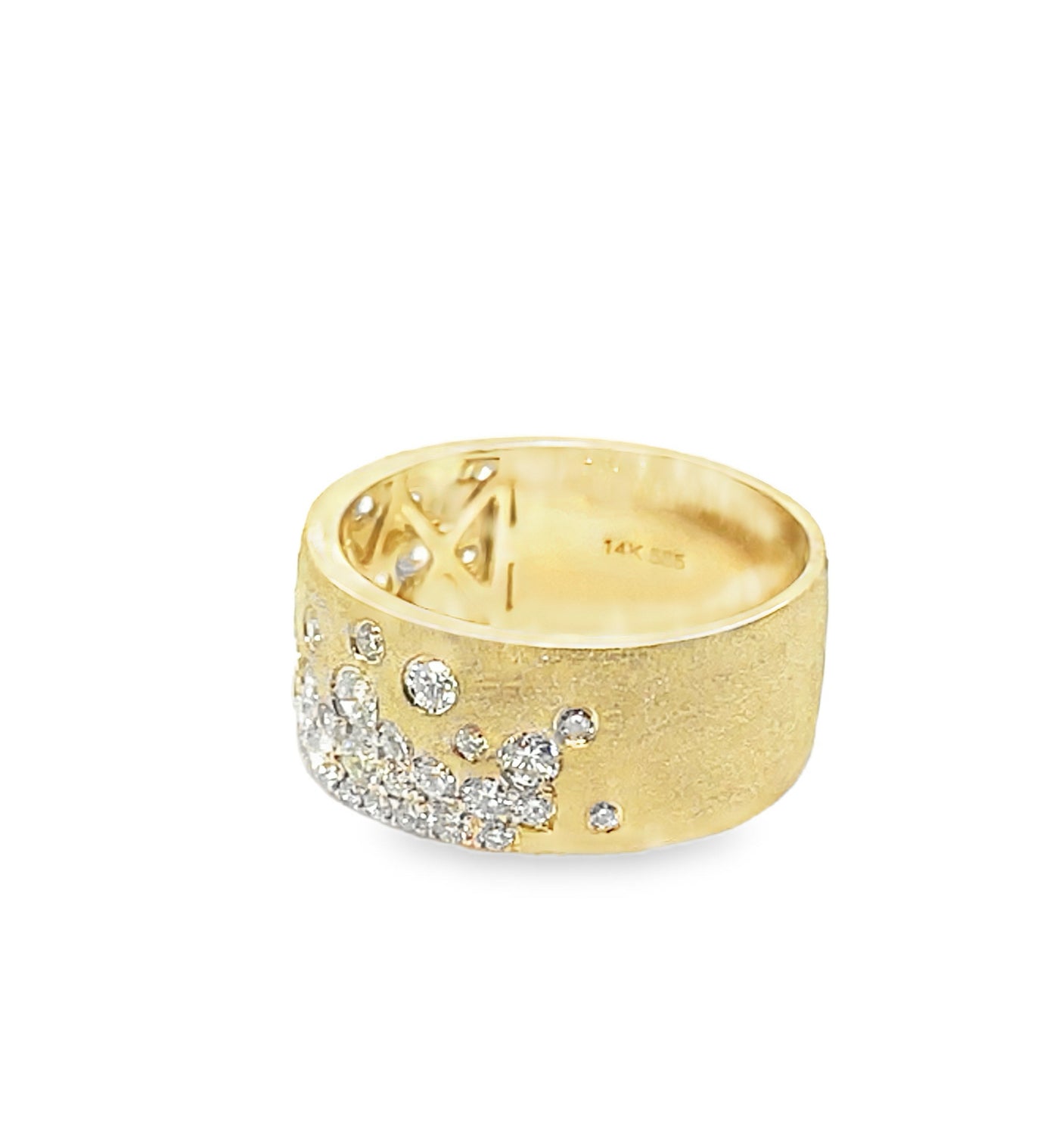 14K Confetti Diamond Band Ring