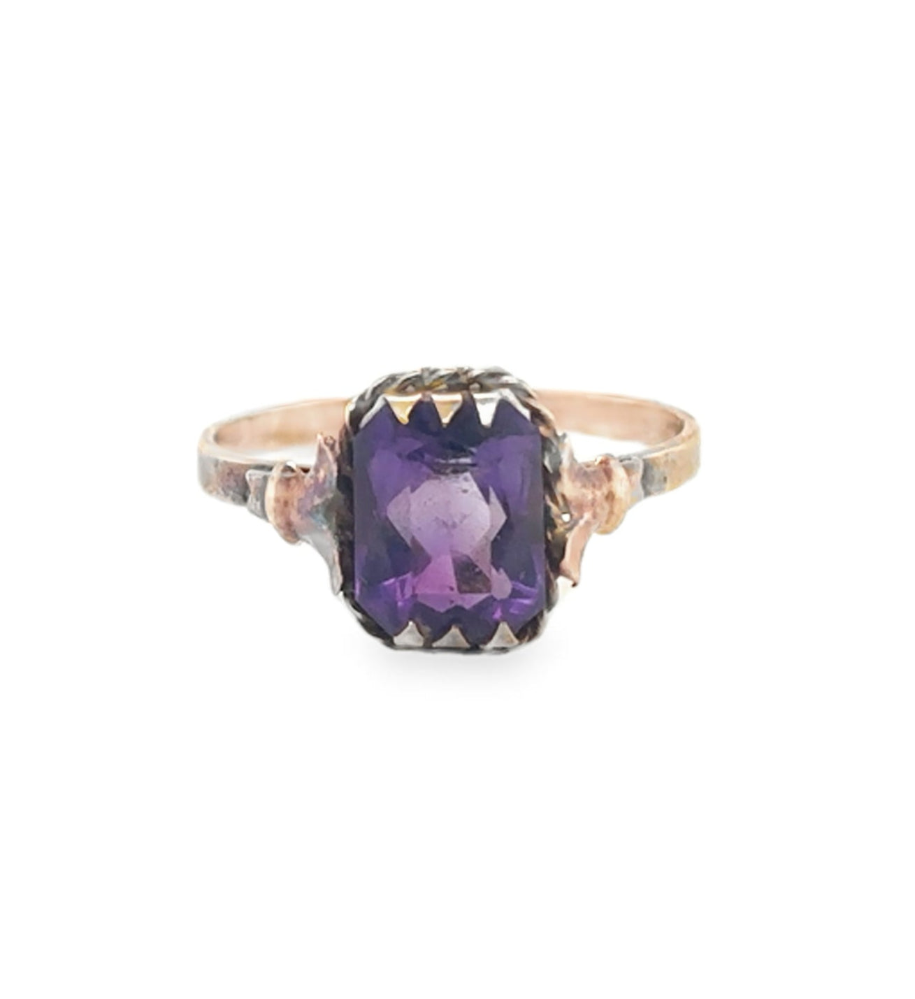 10KR Vintage Amethyst Ring