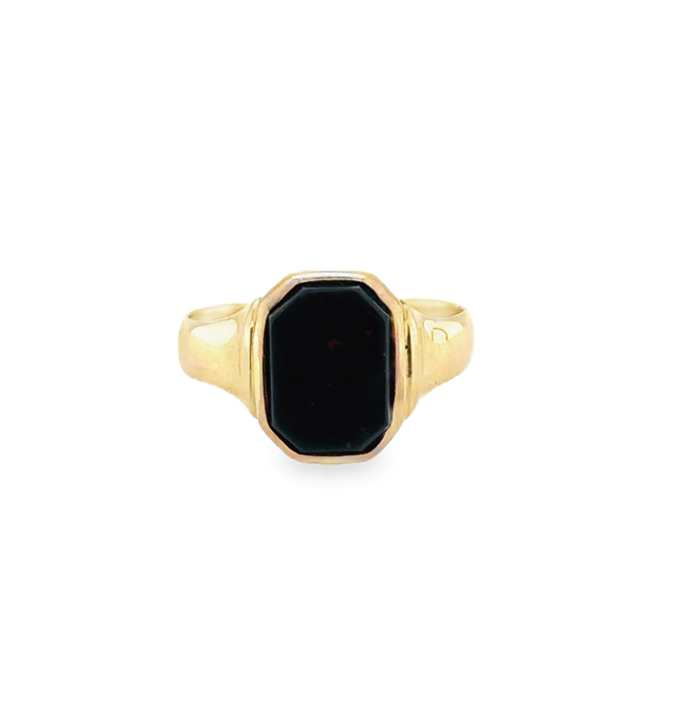 14KY Victorian Bloodstone Signet Ring