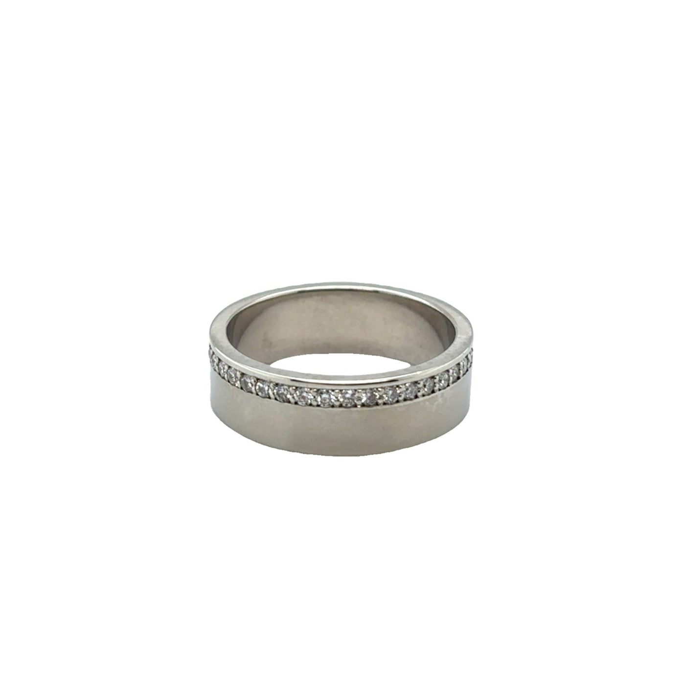 14KW Wide Diamond Eternity Band