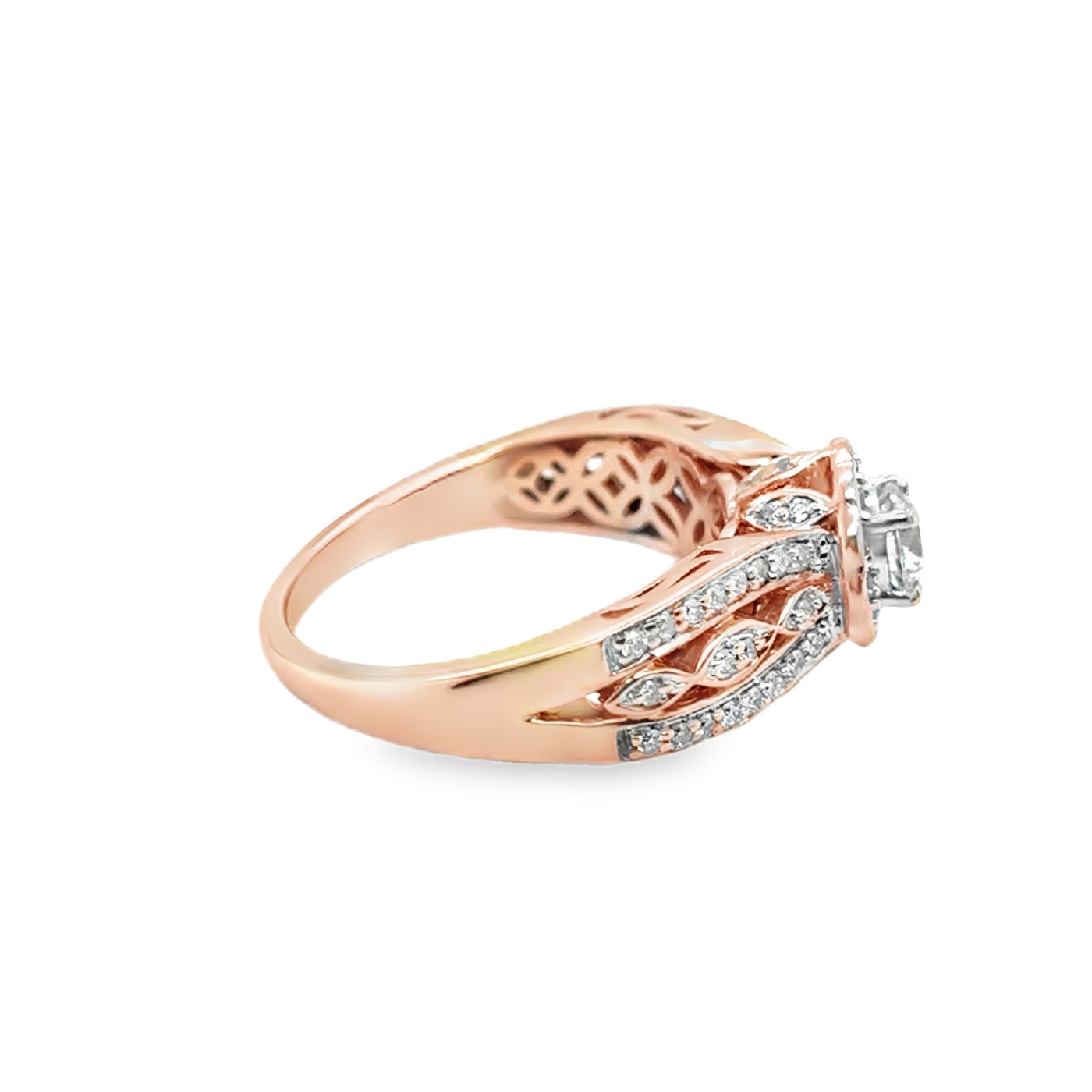 14KR Diamond Ring with Halo