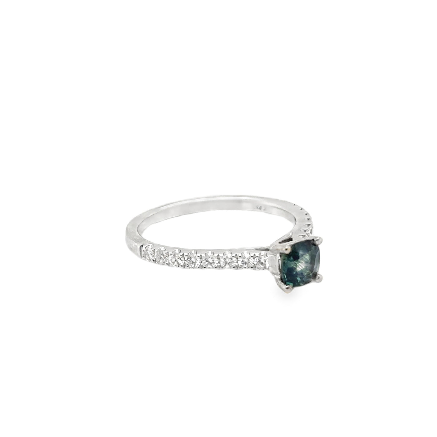 14KW  Spinel and Diamond Ring