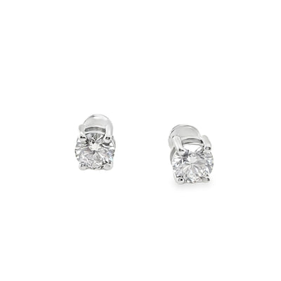 14KW F VS1 Diamond Studs