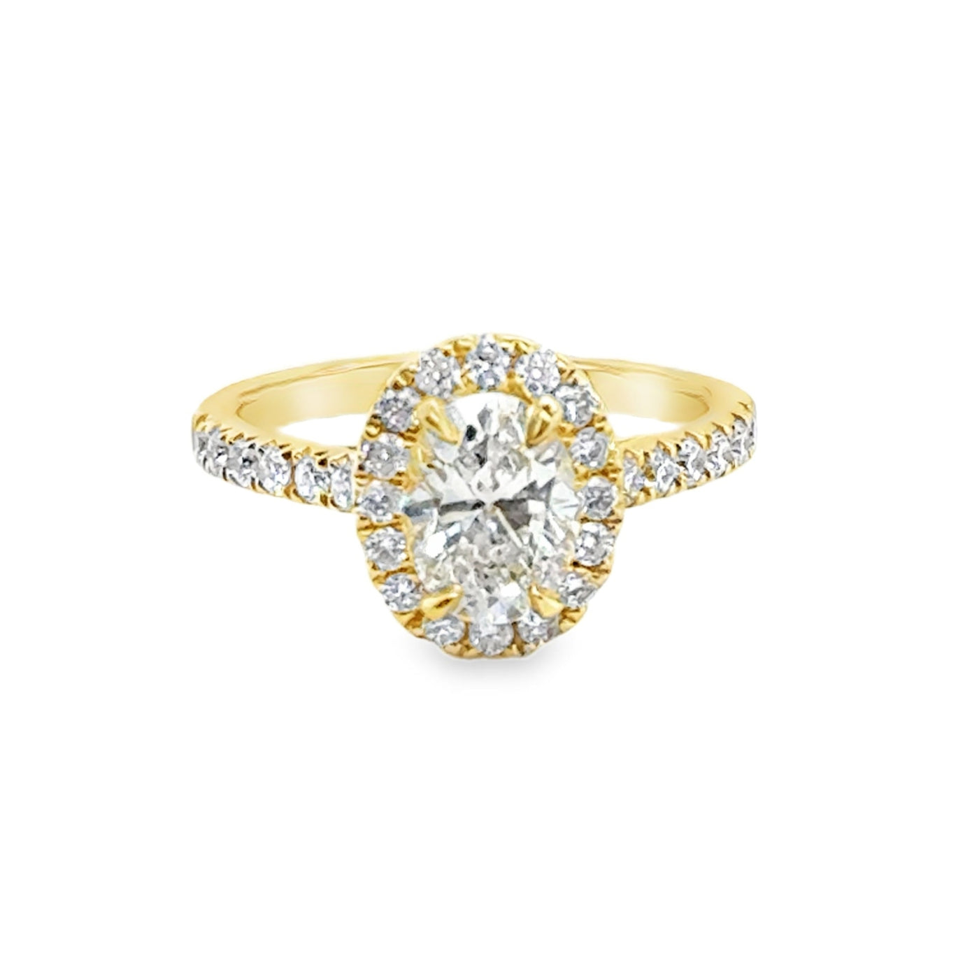 GIA Oval Brilliant Diamond Ring