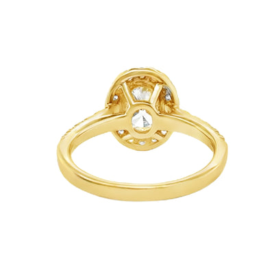 GIA Oval Brilliant Diamond Ring