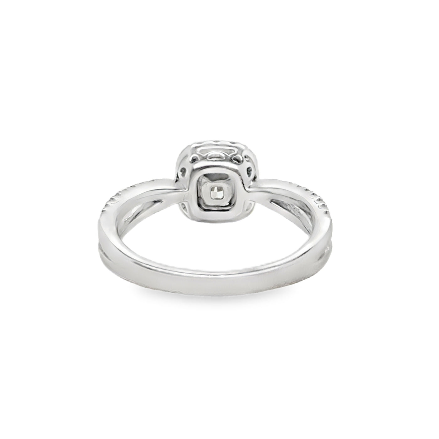 18KW Fancy Yellow Diamond & White Diamond Ring