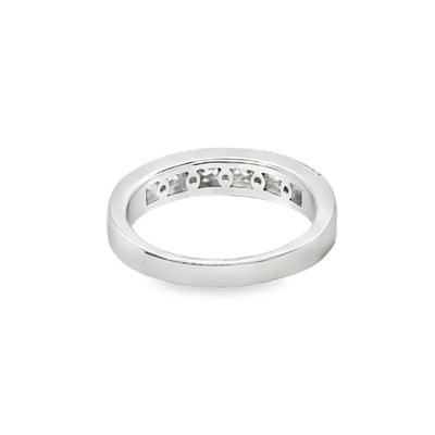 18KW Channel Set Diamond Band Ring