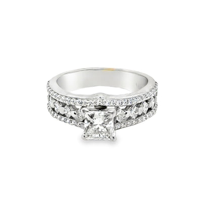 14KW Princess Diamond Ring
