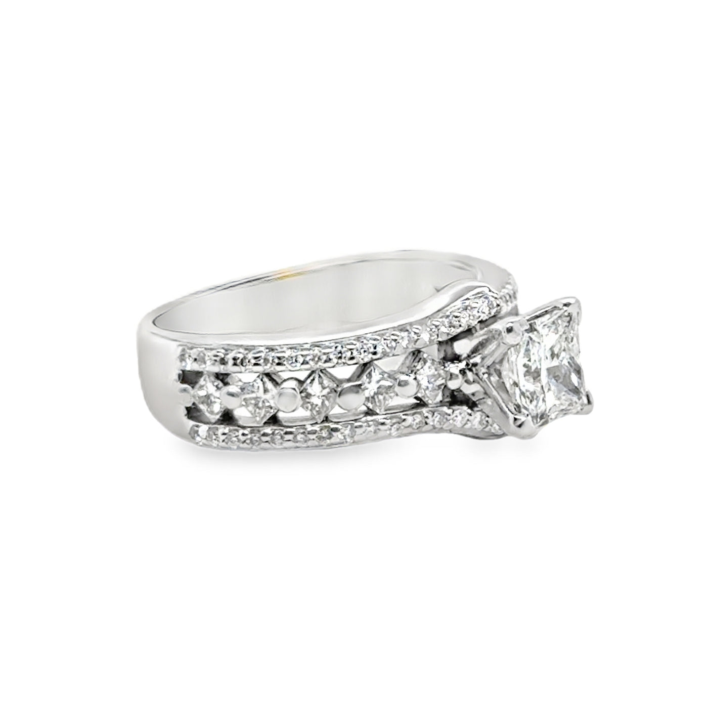 14KW Princess Diamond Ring