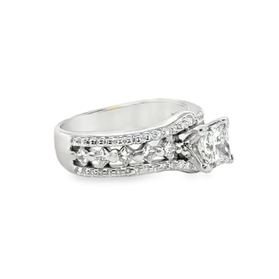 14KW Princess Diamond Ring