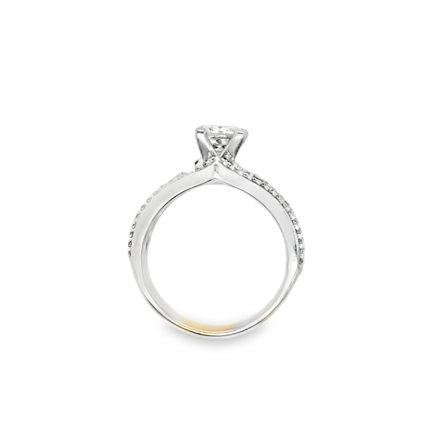 14KW Princess Diamond Ring