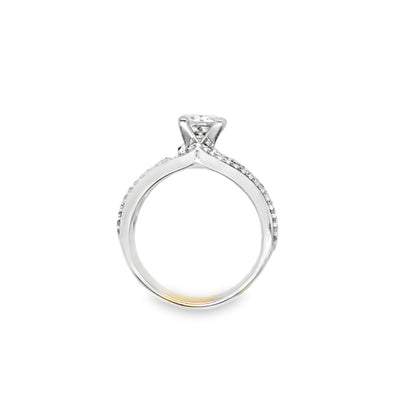 14KW Princess Diamond Ring