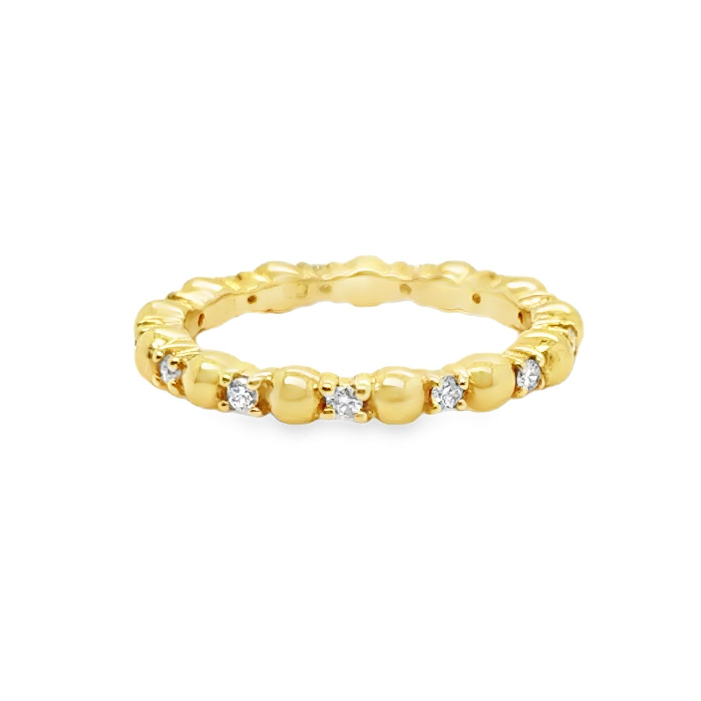 18KY Diamond Eternity Band