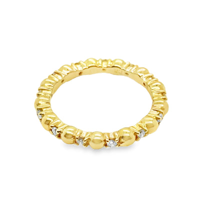 18KY Diamond Eternity Band