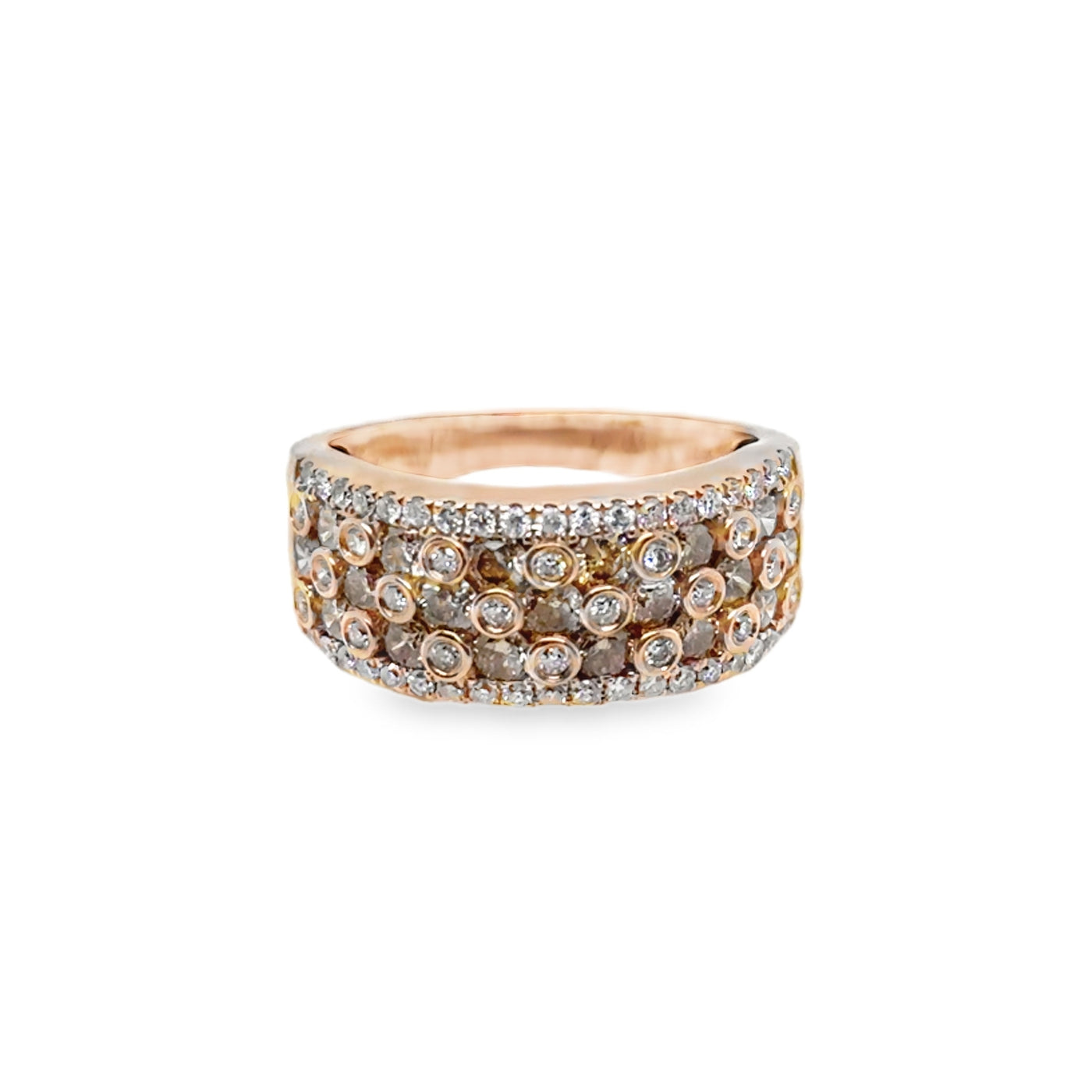 14KR Chocolate Diamond Band