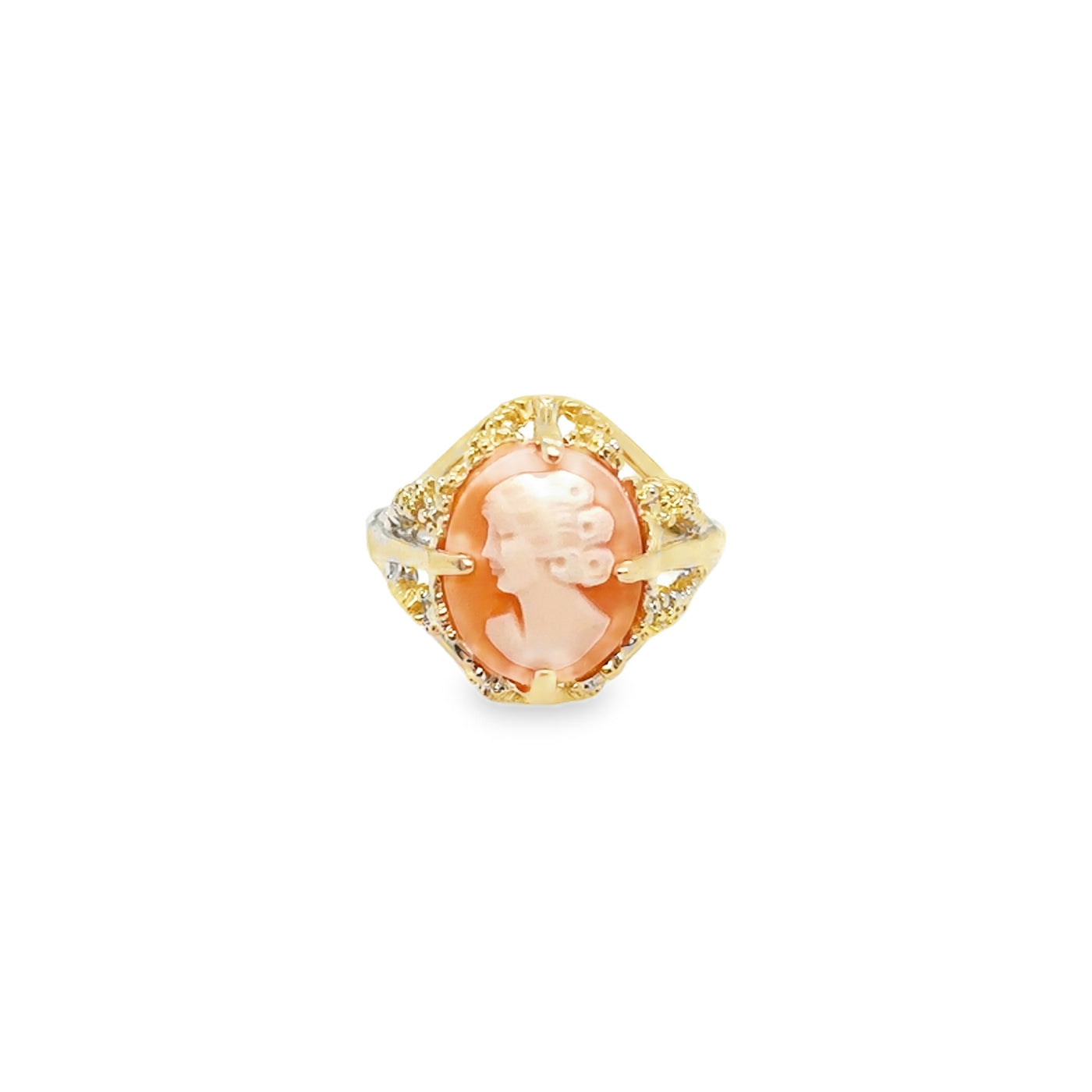 14KY Cameo ring