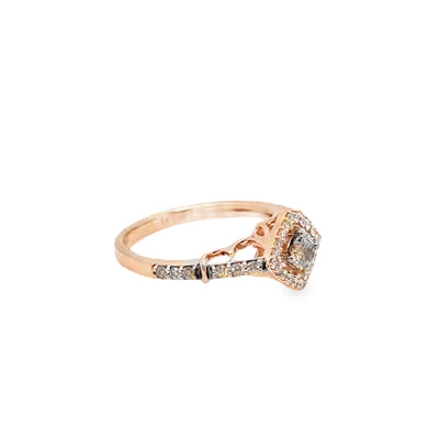 14KR Chocolate Diamond Ring