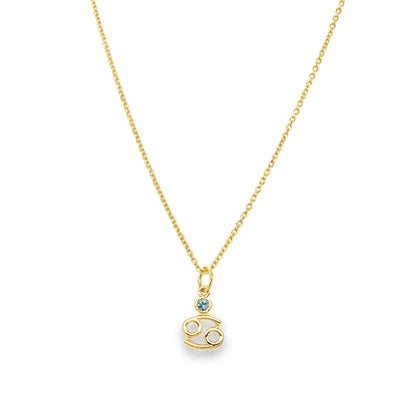 14KY Gemstone "Zodiac" Necklace