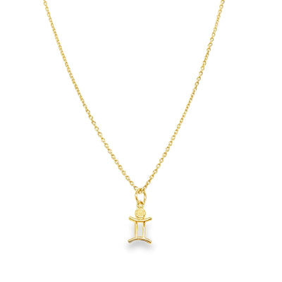 14KY Gemstone "Zodiac" Necklace